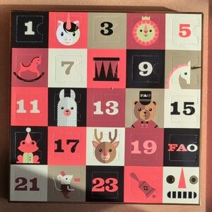 FAO Schwarz Festive Advent Calendar - Red, Pink, Black, White